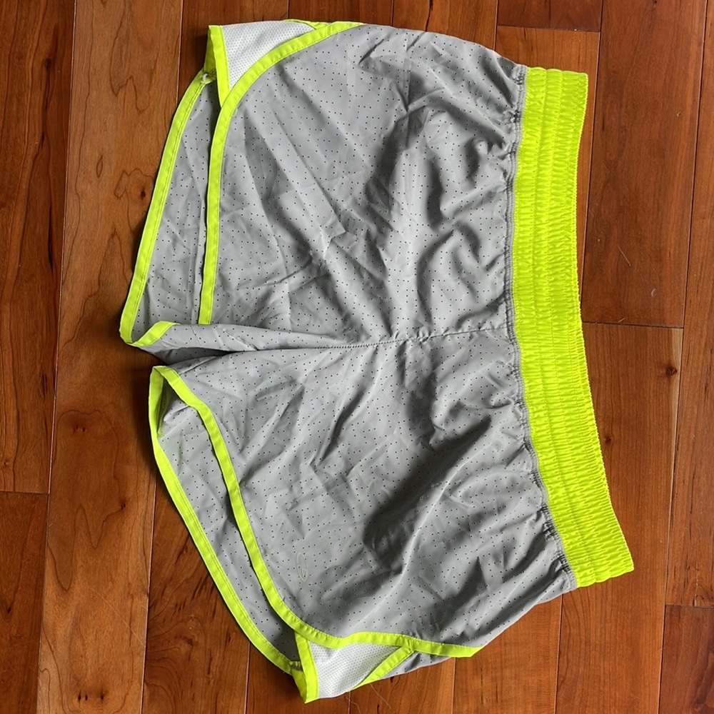 C9 by Champion gray/neon yellow athletic shorts size medium